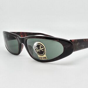 Ray-Ban B&L W1925 Moonstone Tortoise Frame G-15 Green Glass Lens Sunglasses USA